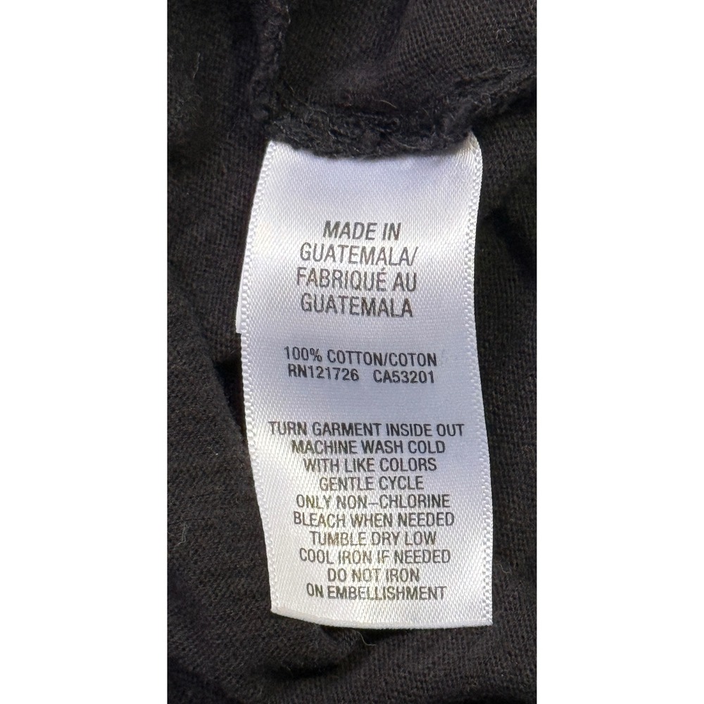 Aeropostale Graphic T-Shirt‎ Mens Medium Black Camo Triangle 9 Stars - Picture 5 of 5
